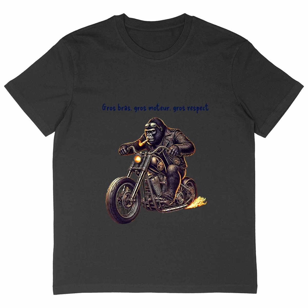 T-shirt Oversize Gorille Rider – Full Gaaaz Jungle – Image 2