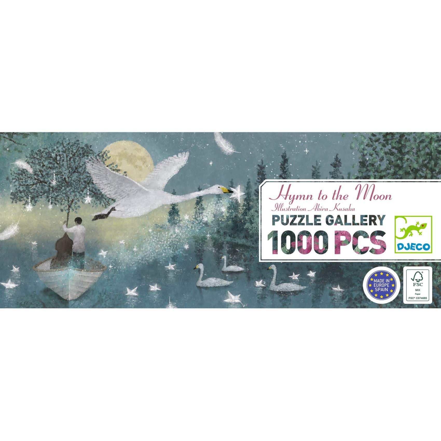 Puzzle gallery 1000 pièces Hymne à la Lune – Djeco – Image 6