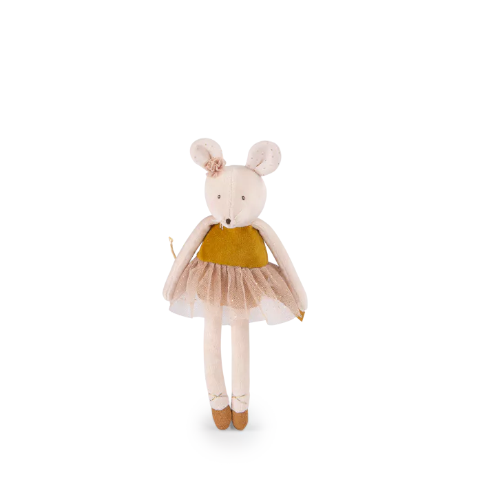 Petite peluche Souris or – Moulin Roty – Image 3