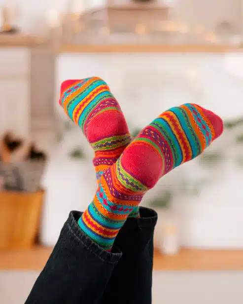 Chaussettes hiver Freja – Polar Star – Image 2