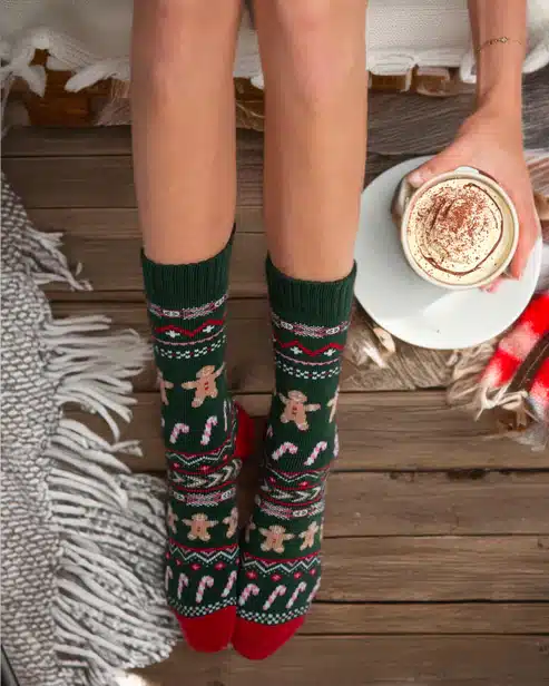 Chaussettes hiver Honninka – Polar Star – Image 2