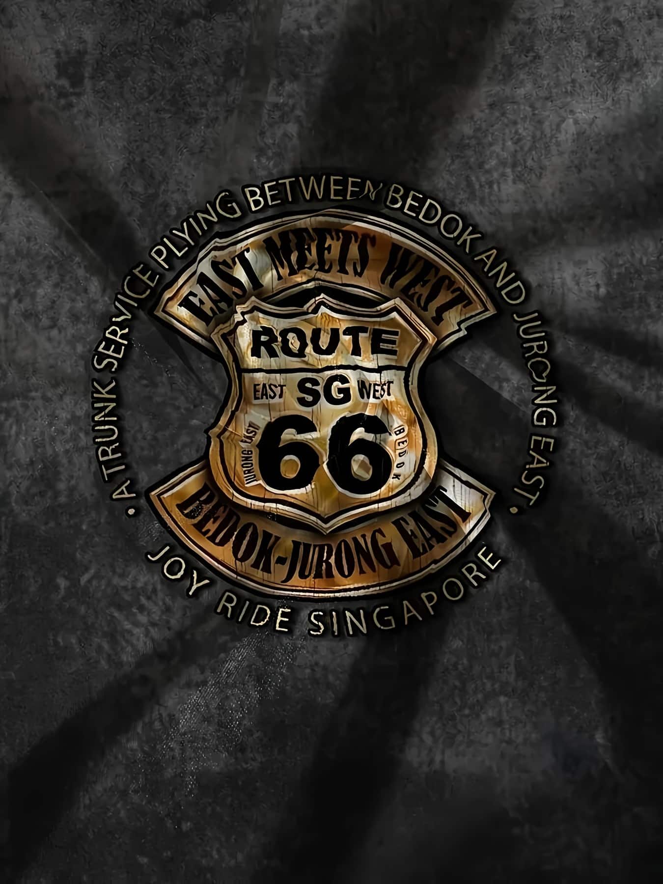 T-shirt rétro Route 66 homme – Style vintage USA, col rond, coupe regular, polyester léger été, imprimé emblématique motard – Image 3